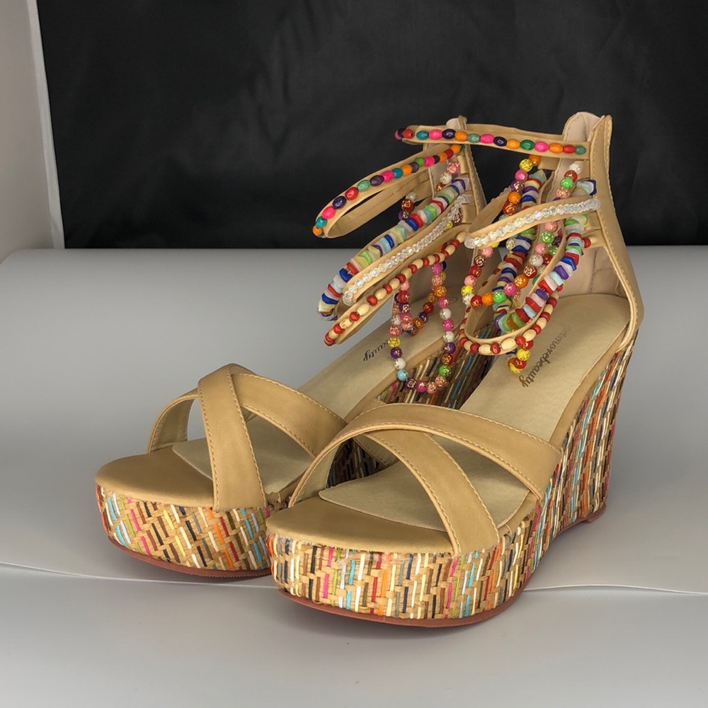Beautiful open toe shoes